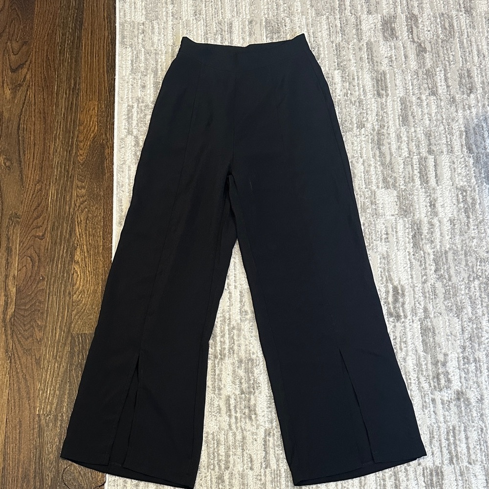 SHEIN Black Wide Leg Pants